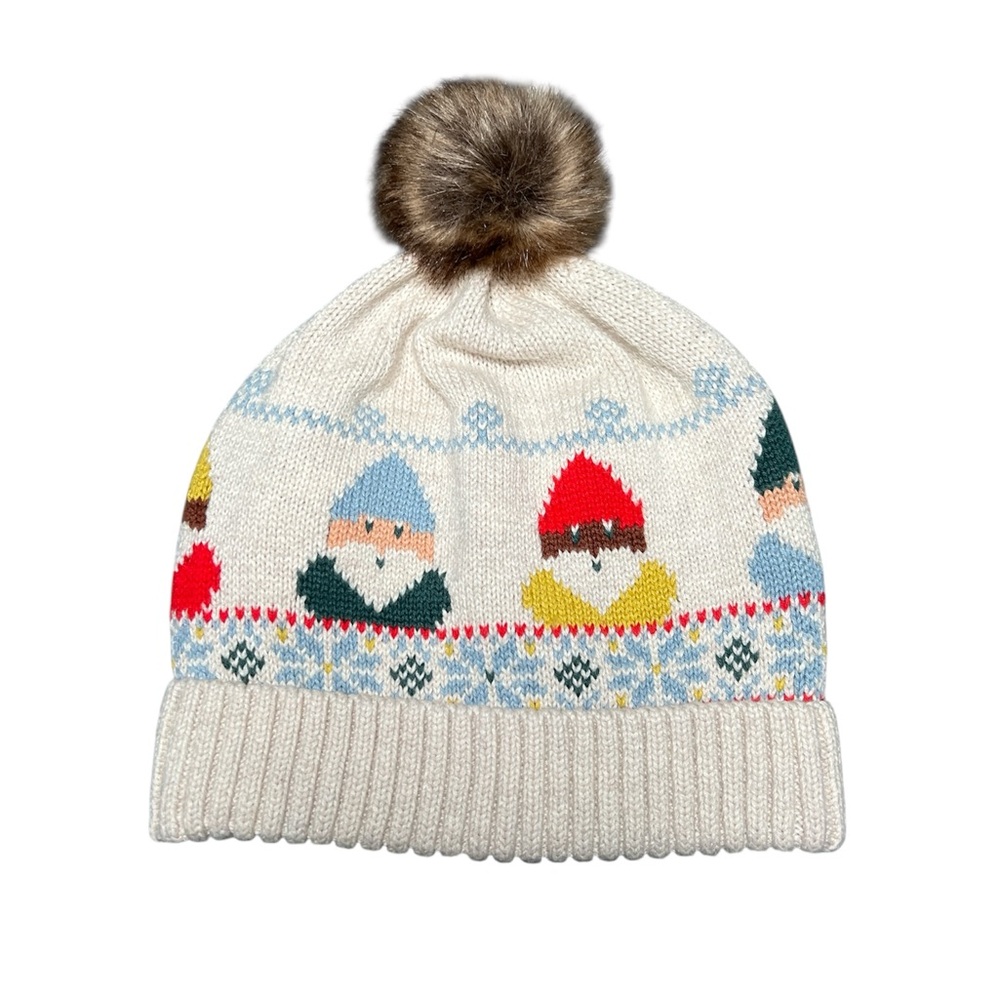 Hanna Andersson Multicolor Knit gnome Beanie kids XS